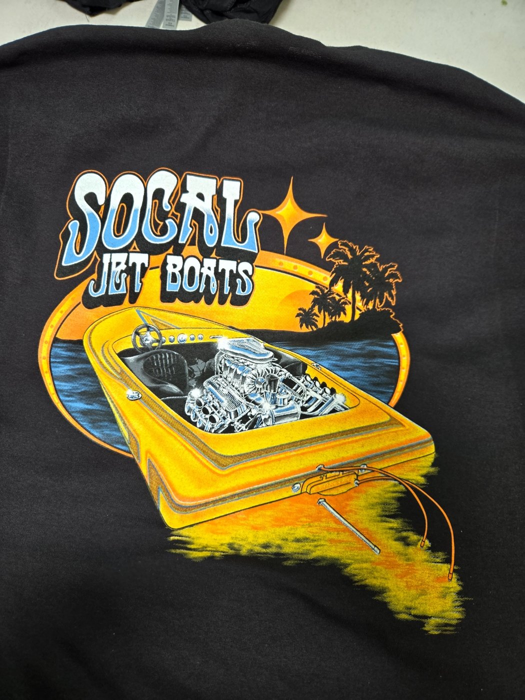 SoCal Jet Boats custom screen printed hoodie