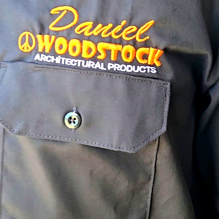 Embroidered work shirt for Woodstock Architectural Products