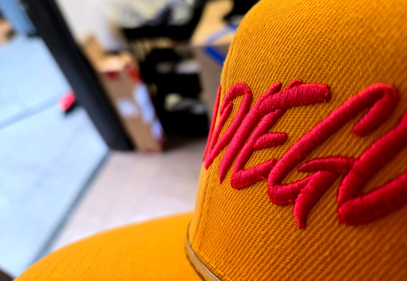 Custom embroidered Vegas snapback hat by Russell's Print Shop Las Vegas