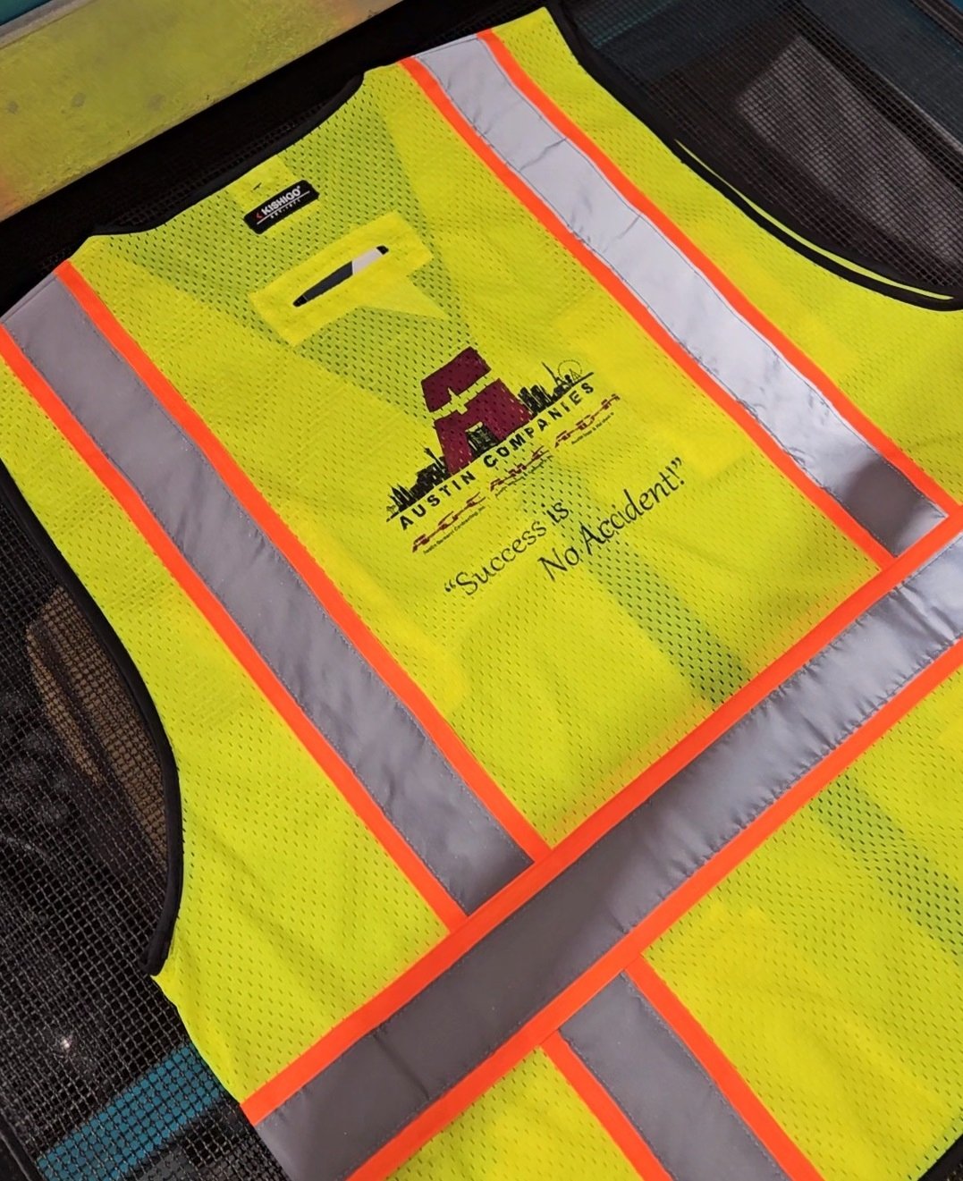 Custom Safety Vest Austin Companies β Russell's Print Shop